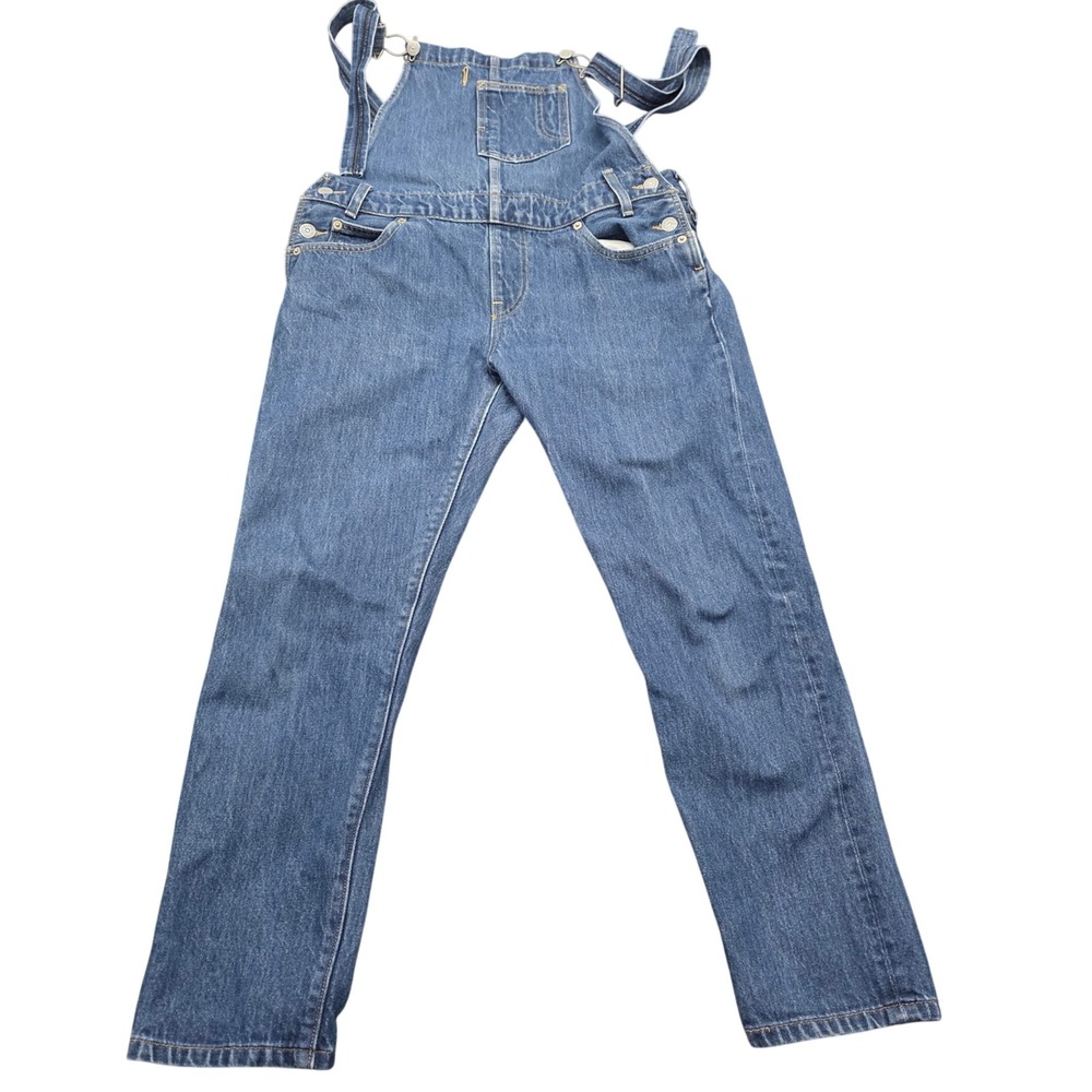 Levis Denim Overalls Womens Small Blue Jean PC9 0538-0004 Straight Leg